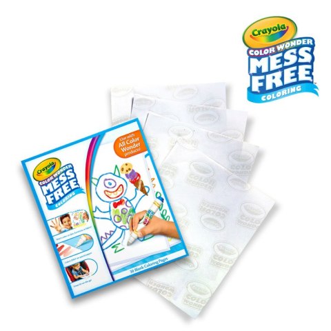 Crayola Papier do kolorowania magicznymi flamastrami Color Wonder Mess Free 3+