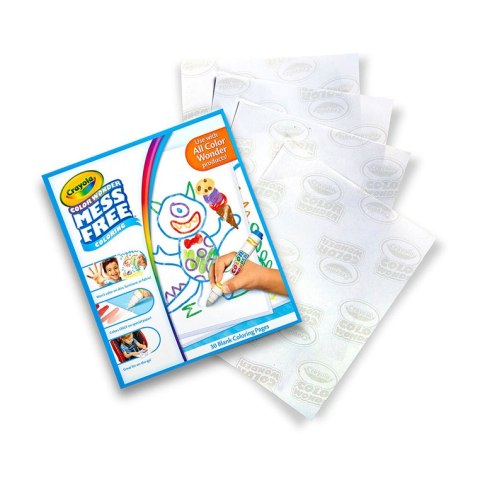 Crayola Papier do kolorowania magicznymi flamastrami Color Wonder Mess Free 3+