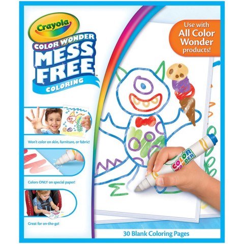 Crayola Papier do kolorowania magicznymi flamastrami Color Wonder Mess Free 3+