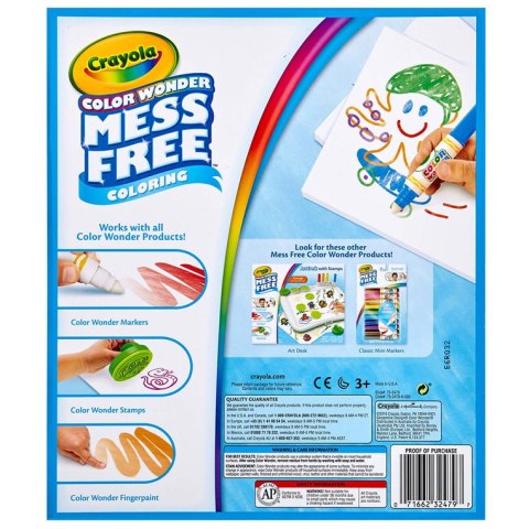 Crayola Papier do kolorowania magicznymi flamastrami Color Wonder Mess Free 3+