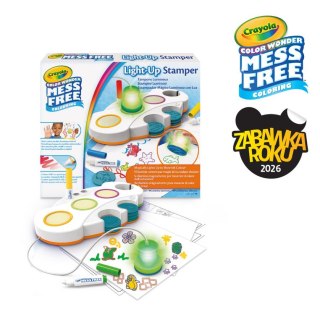 Crayola Podświetlane stemple dla dzieci niebrudzące Color Wonder Mess Free 3+