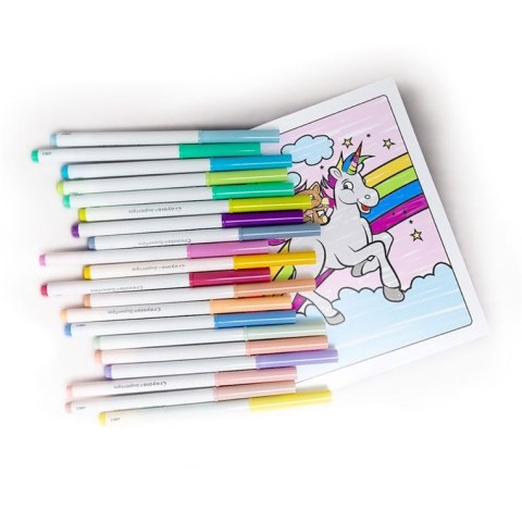 Crayola Super Tips Flamastry mazaki dla dzieci zmywalne pastelowe 20szt.