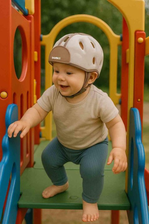 Kask ochronny Dooky do nauki chodzenia 6-24 m-ce