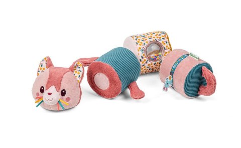 Lilliputiens Wałek dźwiękowy 4-elementowy Kotka Jeanne 6 m+