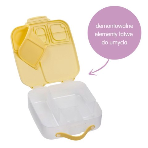 b.box Lunchbox śniadaniówka dla dzieci do szkoły przedszkola 2l Lemon Twist