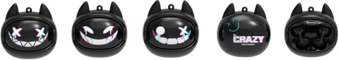 Kiddoboo GOAT Earbuds Buzzkill słuchawki bezprzewodowe, mikrofon, lekkie, etui-wisiorek 9+