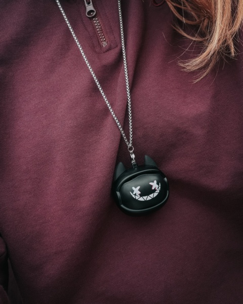 Kiddoboo GOAT Earbuds Buzzkill słuchawki bezprzewodowe, mikrofon, lekkie, etui-wisiorek 9+