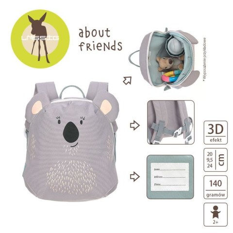 Lassig Plecak plecaczek do przedszkola dla dzieci mini About Friends Koala