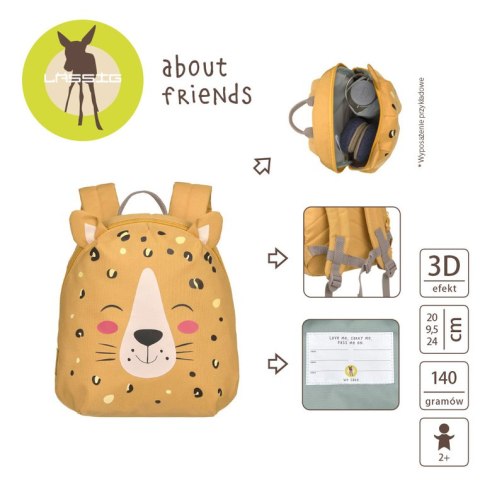 Lassig Plecak plecaczek do przedszkola mini About Friends Lampart