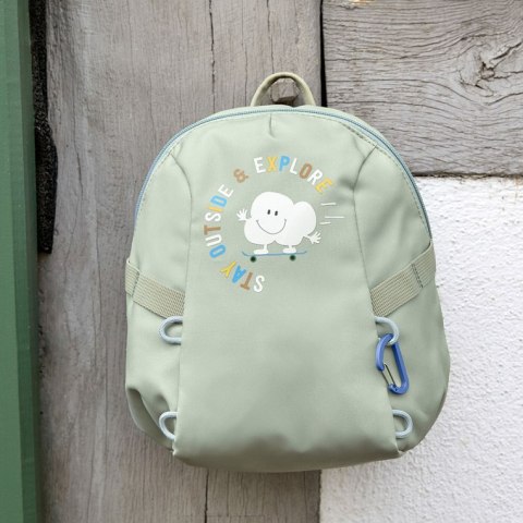 Lassig Plecak plecaczek do przedszkola mini Tiny Outdoor Cloud light khaki