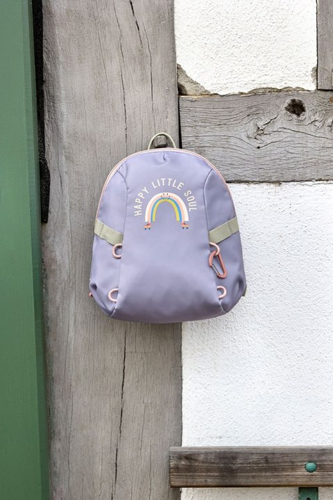 Lassig Plecak plecaczek do przedszkola mini Tiny Outdoor Rainbow lilac
