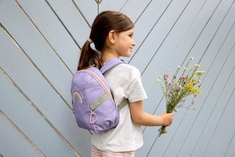Lassig Plecak plecaczek do przedszkola mini Tiny Outdoor Rainbow lilac