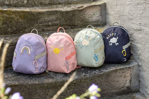 Lassig Plecak plecaczek do przedszkola mini Tiny Outdoor Rainbow lilac
