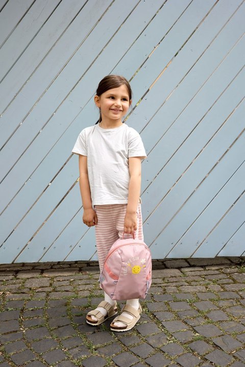 Lassig Plecak plecaczek do przedszkola mini Tiny Outdoor Sunshine peach