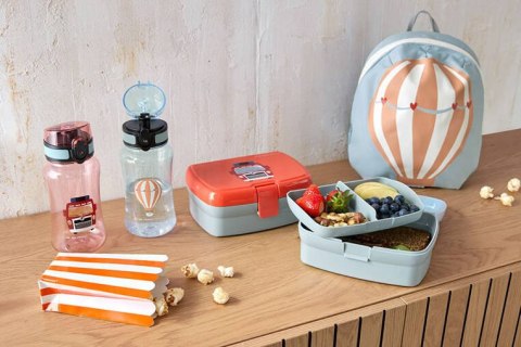 Lassig Zestaw Lunchbox + Tritanowa butelka bidon 460 ml Wóz strażacki