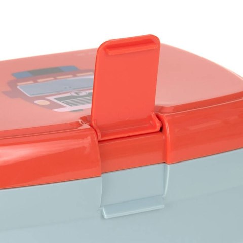 Lassig Zestaw Lunchbox + Tritanowa butelka bidon 460 ml Wóz strażacki