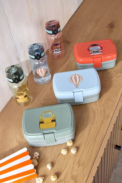 Lassig Zestaw Lunchbox + Tritanowa butelka bidon 460 ml Wóz strażacki