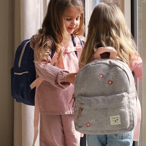 Plecak dla dzieci Blossom grey jeans KIDZROOM