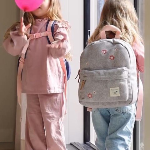Plecak dla dzieci Blossom grey jeans KIDZROOM