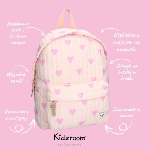 Plecak Plecaczek dla dzieci L Magical Heart pink KIDZROOM