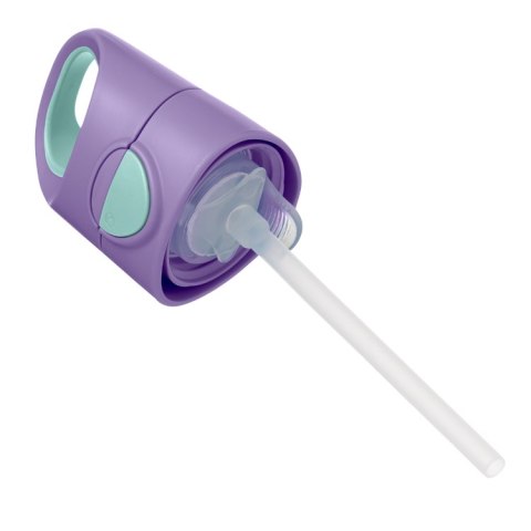 Butelka tritanowa ze słomką 450 ml, Lilac Pop, b.box