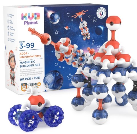 KUB Planet magnetyczne klocki konstrukcyjne 3D 90