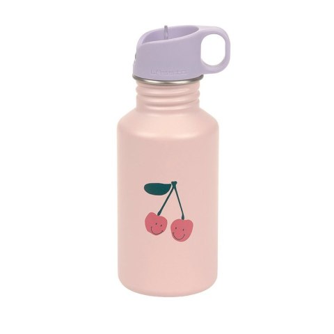 Lassig Bidon ze stali nierdzewnej z ustnikiem i uchwytem 500 ml Happy Fruits Cherry
