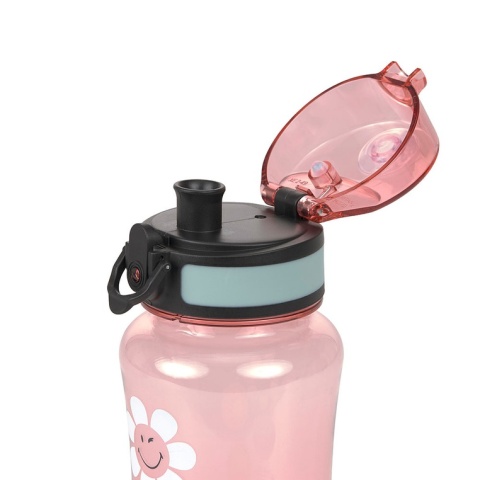 Lassig Butelka - bidon tritanowa 420 ml SmileyWorld dusty rose