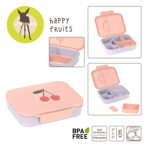 Lassig Lunchbox Bento z przegródkami Happy Fruits Cherry