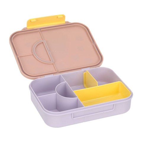 Lassig Lunchbox Bento z przegródkami Pattern Party Rose/lilac