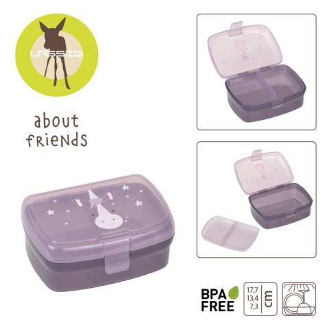 Lassig Lunchbox z wkładką About Friends Jednorożec