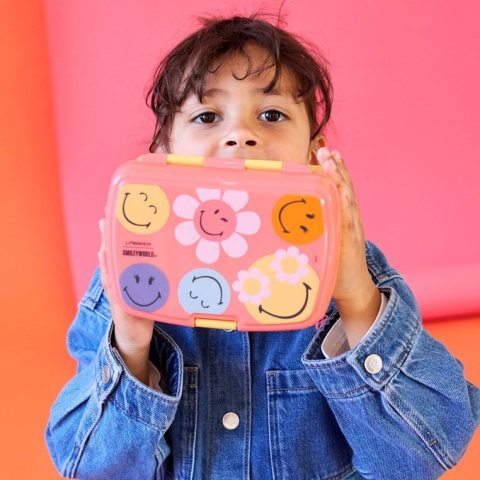 Lassig Lunchbox z wkładką SmileyWorld dusty rose