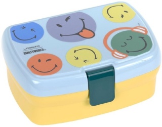 Lassig Lunchbox z wkładką SmileyWorld blue