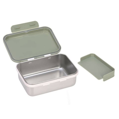 Lassig Lunchbox ze stali nierdzewnej Happy Prints oliwkowy