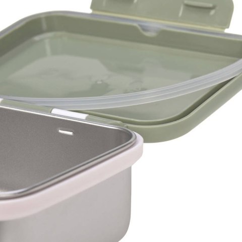 Lassig Lunchbox ze stali nierdzewnej Happy Prints oliwkowy