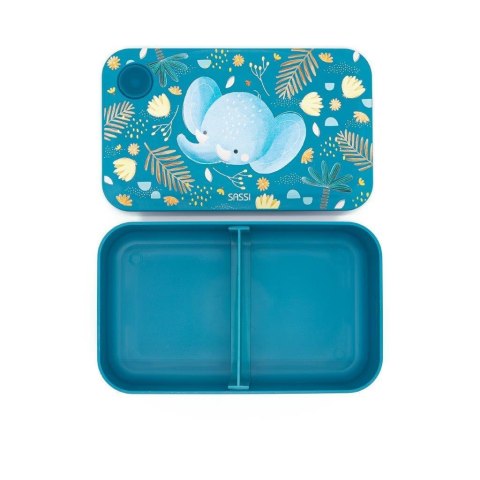 Plastikowy lunchbox pojemnik z rPET Słonik SASSI