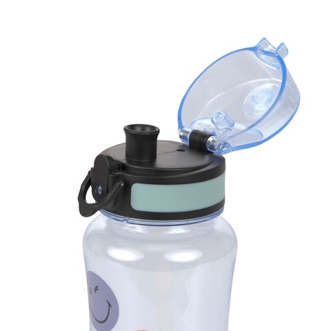 Lassig Butelka - bidon tritanowa 420 ml SmileyWorld blue