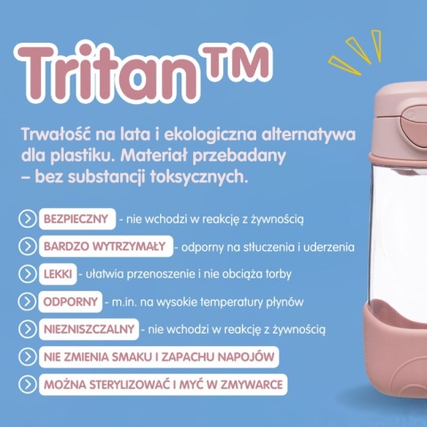 Sportowa butelka tritanowa 450 ml, Chill Out, b.box