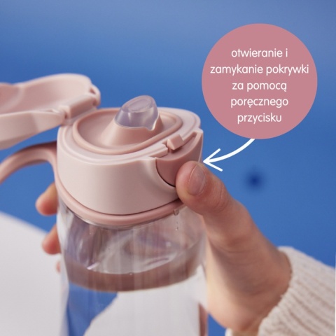 Sportowa butelka tritanowa 600 ml, Blush Crush, b.box