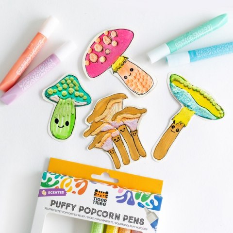 Tiger Tribe Pachnące Pisaki Popcornowe 3D