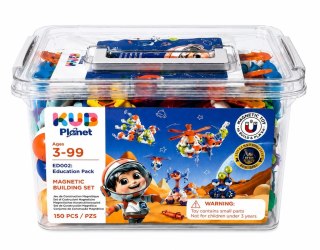 KUB Planet Edu XXL magnetyczne klocki 3D 150 elem.