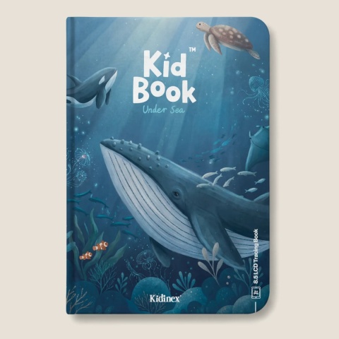 KidBook Tablet Graficzny z kartami pracy do rysowania - UnderSea