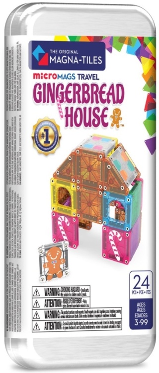 MAGNA-TILES - Klocki Magnetyczne Travel Gingerbread House 24 el.