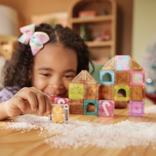MAGNA-TILES - Klocki Magnetyczne Travel Gingerbread House 24 el.