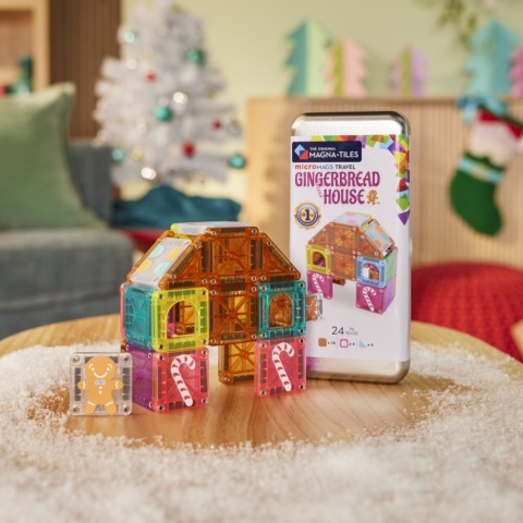 MAGNA-TILES - Klocki Magnetyczne Travel Gingerbread House 24 el.