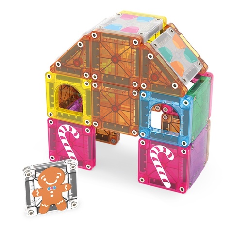 MAGNA-TILES - Klocki Magnetyczne Travel Gingerbread House 24 el.