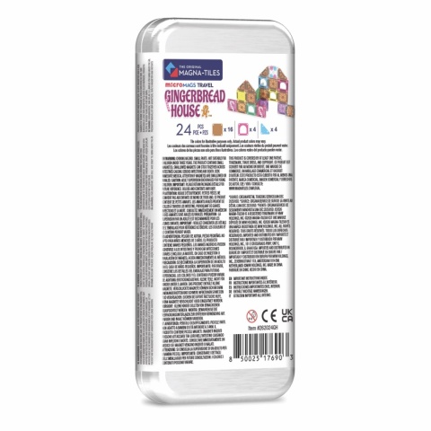 MAGNA-TILES - Klocki Magnetyczne Travel Gingerbread House 24 el.