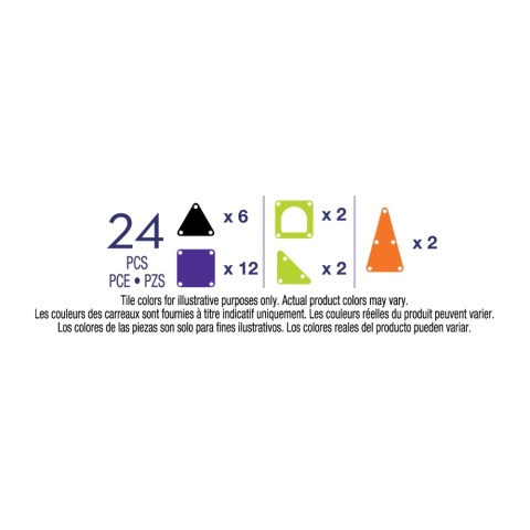MAGNA-TILES Klocki Magnetyczne Travel Spooky 24 el