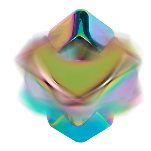 bopster Cube Spinner - Wielokolorowy/Metaliczny