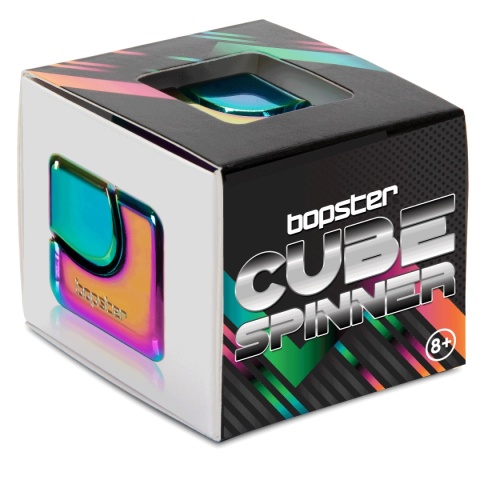 bopster Cube Spinner - Wielokolorowy/Metaliczny